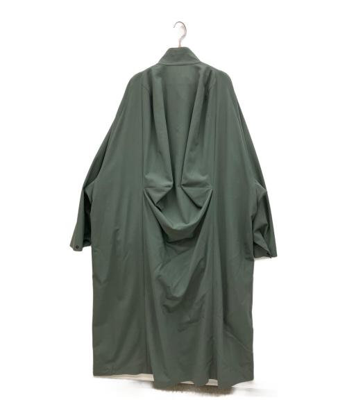 HYKE（ハイク）HYKE (ハイク) TRETCH TROPICAL MILITARY COAT オリーブ サイズ:XXLの古着・服飾アイテム