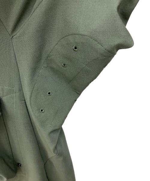 HYKE（ハイク）HYKE (ハイク) TRETCH TROPICAL MILITARY COAT オリーブ サイズ:XXLの古着・服飾アイテム