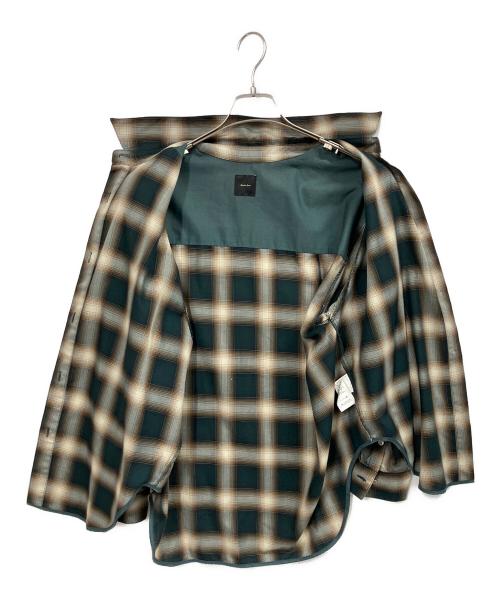 Spick and Span（スピック＆スパン）Spick and Span (スピック＆スパン) TRツイルチェックシャツ グリーン サイズ:FREEの古着・服飾アイテム