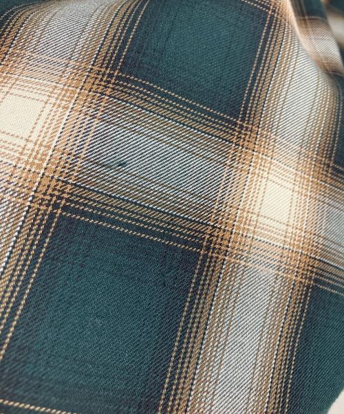 Spick and Span（スピック＆スパン）Spick and Span (スピック＆スパン) TRツイルチェックシャツ グリーン サイズ:FREEの古着・服飾アイテム