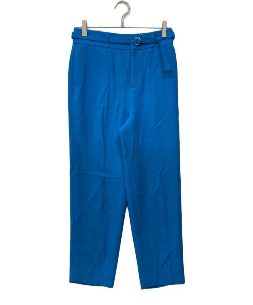 ANAYI（アナイ）ANAYI (アナイ) ライトスラブハイウエストパンツ ブルー サイズ:38の古着・服飾アイテム