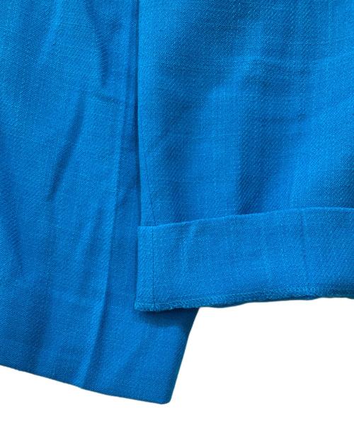 ANAYI（アナイ）ANAYI (アナイ) ライトスラブハイウエストパンツ ブルー サイズ:38の古着・服飾アイテム