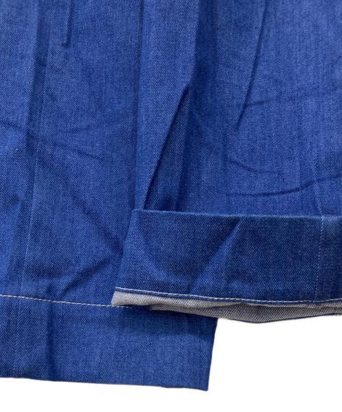 ANAYI（アナイ）ANAYI (アナイ) デニムライクワイドパンツ インディゴ サイズ:38の古着・服飾アイテム
