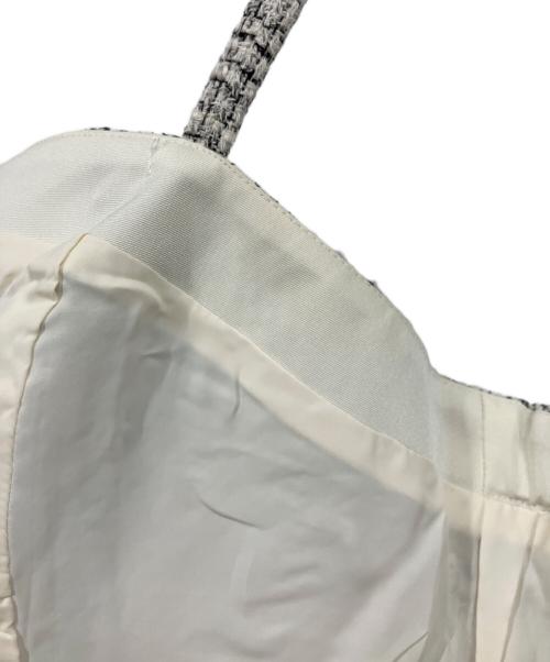 ANAYI（アナイ）ANAYI (アナイ) ブッチャーツィードビスチェ ホワイト サイズ:38の古着・服飾アイテム