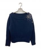 ANAYIアナイ）の古着「スノーフレークプルオーバー」｜ネイビー