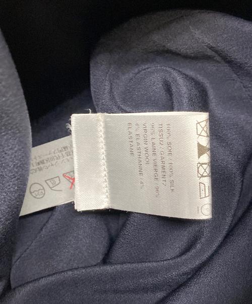 Chloe（クロエ）Chloe (クロエ) ビックカラープリーツワンピース ネイビー サイズ:36の古着・服飾アイテム