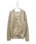 Maison Margiela（メゾンマルジェラ）の古着「17AW モヘア シャギー オーバーサイズカーディガン」｜ベージュ
