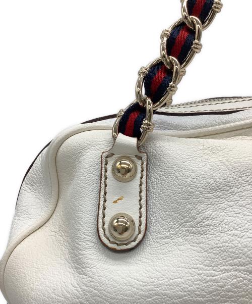 GUCCI（グッチ）GUCCI (グッチ) ミニボストンバッグ ホワイトの古着・服飾アイテム