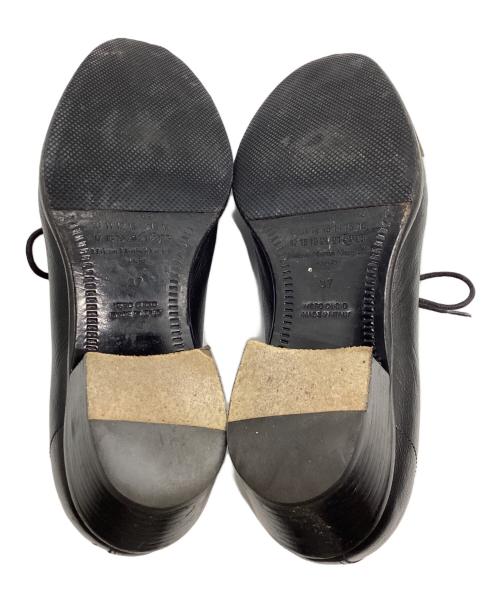 Maison Margiela（メゾンマルジェラ）Maison Margiela (メゾンマルジェラ) レースアップシューズ ブラック サイズ:37の古着・服飾アイテム