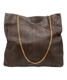 ZANCHETTI（ザンケッティー）の古着「CHAIN SHOPPER」｜ブラウン