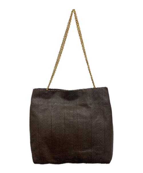 ZANCHETTI（ザンケッティー）ZANCHETTI (ザンケッティー) CHAIN SHOPPER ブラウンの古着・服飾アイテム