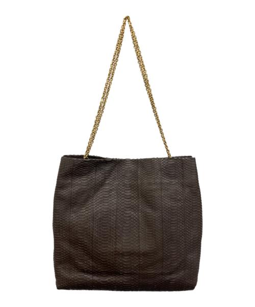 ZANCHETTI（ザンケッティー）ZANCHETTI (ザンケッティー) CHAIN SHOPPER ブラウンの古着・服飾アイテム