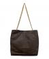 ZANCHETTI (ザンケッティー) CHAIN SHOPPER ブラウン：15000円