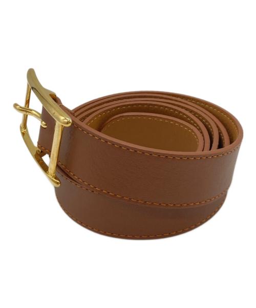 ATELIER AMBOISE（アトリエ アンボワーズ）ATELIER AMBOISE (アトリエ アンボワーズ) レザーベルト ベージュ サイズ:-の古着・服飾アイテム