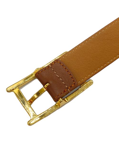 ATELIER AMBOISE（アトリエ アンボワーズ）ATELIER AMBOISE (アトリエ アンボワーズ) レザーベルト ベージュ サイズ:-の古着・服飾アイテム