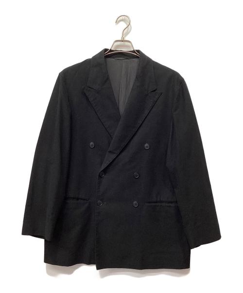 STEVEN ALAN（スティーブンアラン）STEVEN ALAN (スティーブンアラン) ライト モールスキン ダブルブレステッド 6B ジャケット ブラック サイズ:Mの古着・服飾アイテム