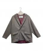 Dulcamaraドゥルカマラ）の古着「よそいきダブルジャケット」｜グレー