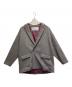 Dulcamara（ドゥルカマラ）の古着「よそいきダブルジャケット」｜グレー