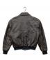 ZARA (ザラ) ラムレザーフライトジャケット ブラウン サイズ:M：8000円