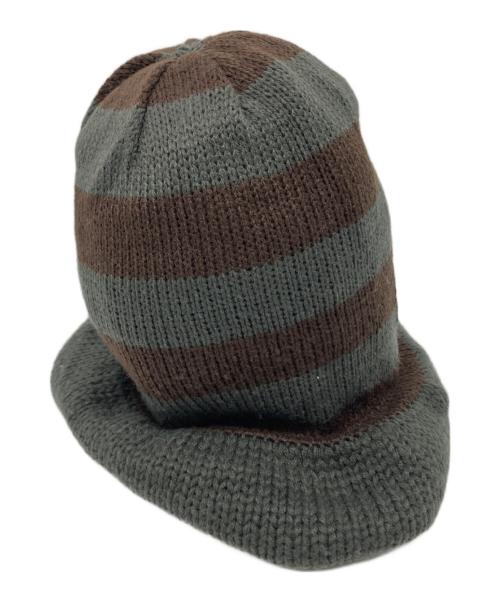 NUMBER (N)INE（ナンバーナイン）NUMBER (N)INE (ナンバーナイン) バルーンニット帽 グレー サイズ:ONE SIZEの古着・服飾アイテム