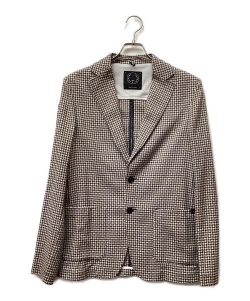 T-JACKET By TONELLO（ティージャケット バイ トネッロ）T-JACKET By TONELLO (ティージャケット バイ トネッロ) ジャケット ベージュ サイズ:Mの古着・服飾アイテム