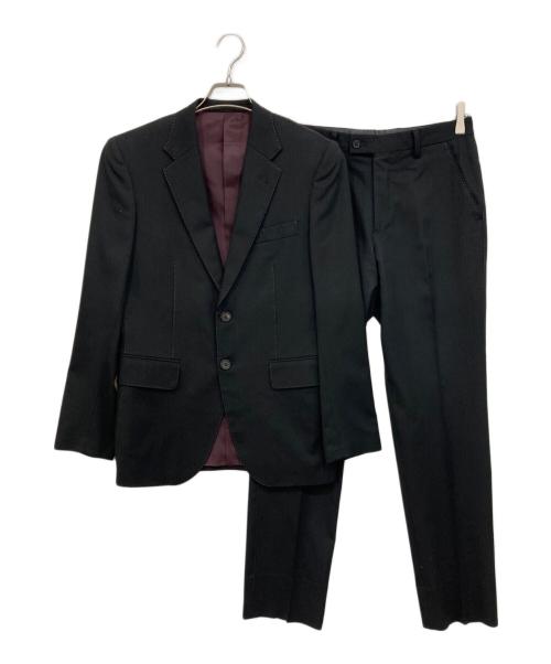 Paul Smith London（ポールスミスロンドン）Paul Smith London (ポールスミスロンドン) シャドーストライプ2Bセットアップスーツ ブラック サイズ:Sの古着・服飾アイテム