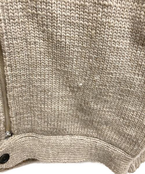 BY H（バイ エイチ）by H (バイ エイチ) ニットジャケット ブラウン サイズ:3の古着・服飾アイテム