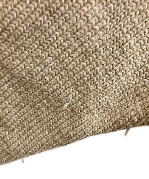 BY H（バイ エイチ）by H (バイ エイチ) ニットジャケット ブラウン サイズ:3の古着・服飾アイテム