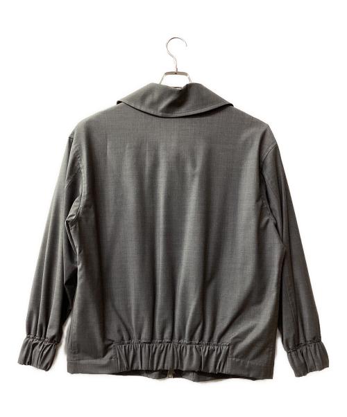 BY H（バイ エイチ）BY H (バイ エイチ) VIRGIN WOOL BLOUSON グレー サイズ:2の古着・服飾アイテム