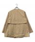 GALERIE VIE (ギャルリーヴィー) コットンウールギャバジン カラーレスショートコート ベージュ サイズ:Ｆ：25000円