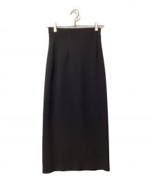Noble（ノーブル）の古着「コンフォートジャージーライクタイトスカート」｜ブラック
