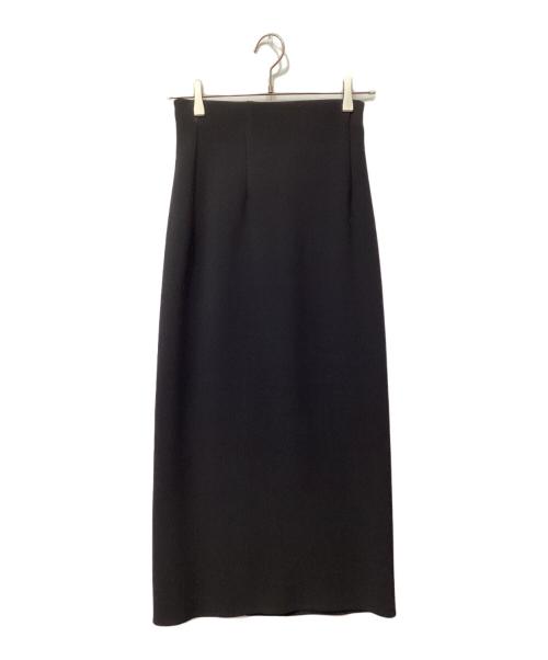 Noble（ノーブル）Noble (ノーブル) コンフォートジャージーライクタイトスカート ブラック サイズ:34の古着・服飾アイテム
