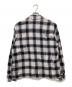 UNUSED (アンユーズド) CHECK OPEN COLLAR SHIRTS ピンク：11000円