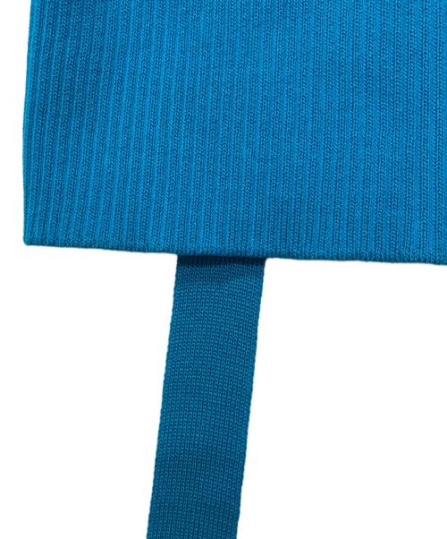 UNITED TOKYO（ユナイテッドトーキョー）UNITED TOKYO (ユナイテッドトーキョー) スリムカスケードニット ブルー サイズ:FREEの古着・服飾アイテム