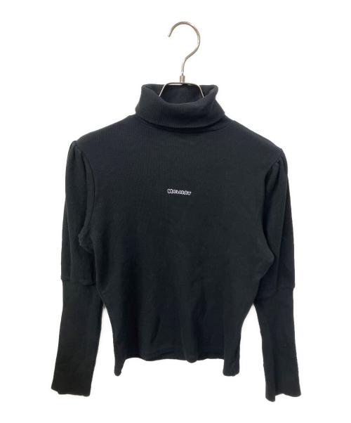 holiday（ホリデー）holiday (ホリデー) スーパーリブパフハイネックカットソー ブラックの古着・服飾アイテム