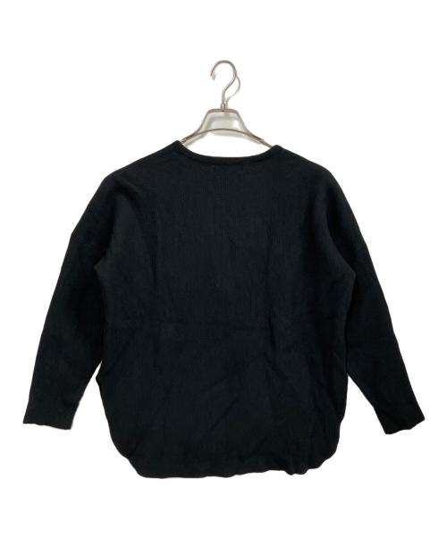 SACRA（サクラ）SACRA (サクラ) ウールコットンVネックカットソー ブラック サイズ:38の古着・服飾アイテム