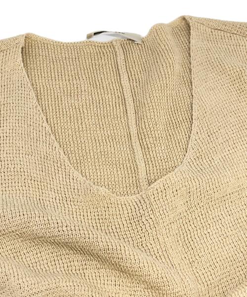 THE ROW（ザ ロウ）THE ROW (ザ ロウ) リネンノースリーブニット ベージュ サイズ:XSの古着・服飾アイテム