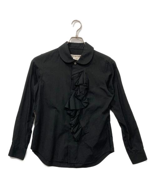 COMME des GARCONS（コムデギャルソン）COMME des GARCONS (コムデギャルソン) フリルシャツ ブラック サイズ:XSの古着・服飾アイテム