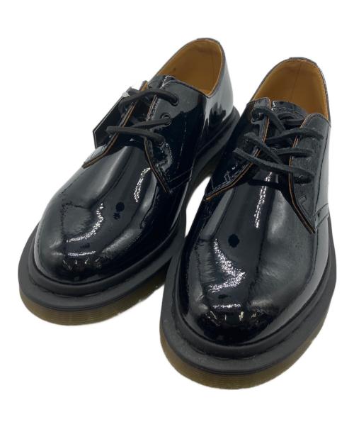 Dr.Martens（ドクターマーチン）Dr.Martens (ドクターマーチン) BEAMS (ビームス) パテントレザー3ホールシューズ ブラック サイズ:5の古着・服飾アイテム