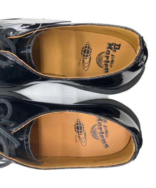 Dr.Martens（ドクターマーチン）Dr.Martens (ドクターマーチン) BEAMS (ビームス) パテントレザー3ホールシューズ ブラック サイズ:5の古着・服飾アイテム
