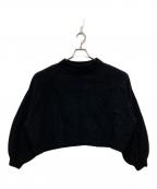 ELENDEEKエレンディーク）の古着「フォックスウールニット」｜ブラック