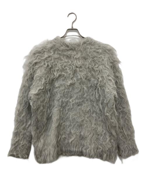 Diagram（ダイアグラム）Diagram (ダイアグラム) シャギーニットカーディガン グレー サイズ:36の古着・服飾アイテム