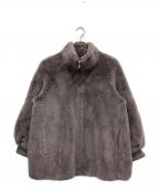 Diagramダイアグラム）の古着「ウールボアブルゾン」｜チャコール