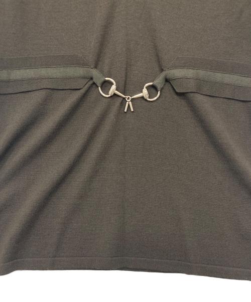 GUCCI（グッチ）GUCCI (グッチ) ノースリーブニット ブラウン サイズ:Mの古着・服飾アイテム