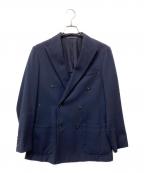 green label relaxingグリーンレーベルリラクシング）の古着「サルトリアリング ピンヘッド 6ボタン ダブルブレスト」｜ネイビー