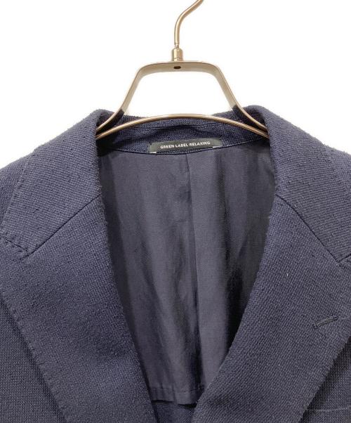 green label relaxing（グリーンレーベルリラクシング）green label relaxing (グリーンレーベルリラクシング) サルトリアリング ピンヘッド 6ボタン ダブルブレスト ネイビー サイズ:46の古着・服飾アイテム
