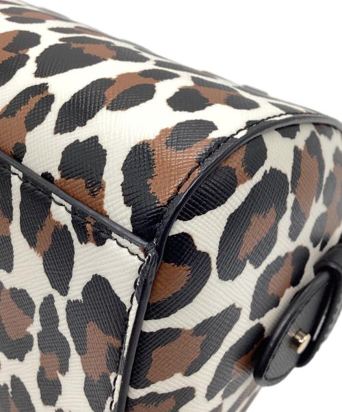 Kate Spade（ケイトスペード）Kate Spade (ケイトスペード) マディソン スポッテッド レオパード プリント ドーリー ブラウン×ブラックの古着・服飾アイテム