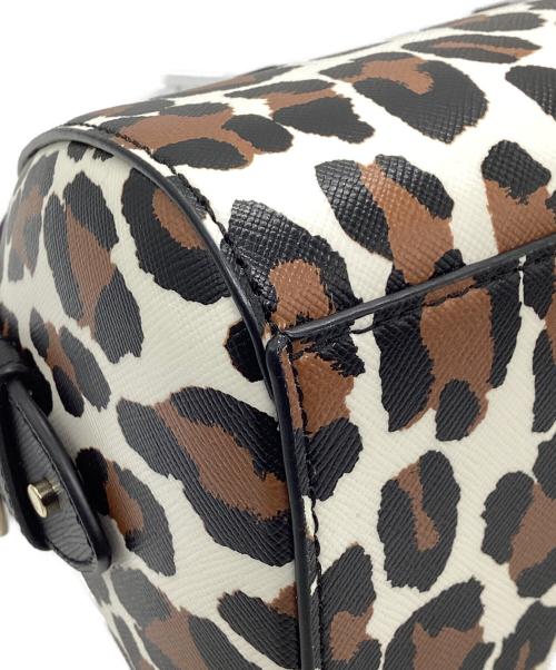 Kate Spade（ケイトスペード）Kate Spade (ケイトスペード) マディソン スポッテッド レオパード プリント ドーリー ブラウン×ブラックの古着・服飾アイテム