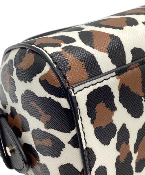 Kate Spade（ケイトスペード）Kate Spade (ケイトスペード) マディソン スポッテッド レオパード プリント ドーリー ブラウン×ブラックの古着・服飾アイテム