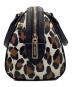 中古・古着 Kate Spade (ケイトスペード) マディソン スポッテッド レオパード プリント ドーリー ブラウン×ブラック：8000円
